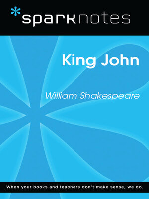 cover image of King John (SparkNotes Literature Guide)